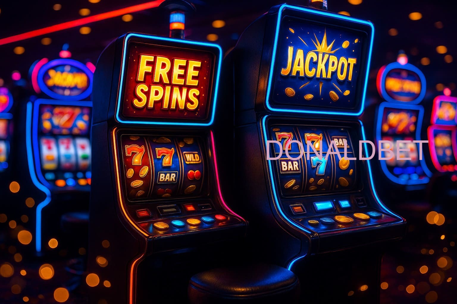 Diversos jogos de caça-níqueis